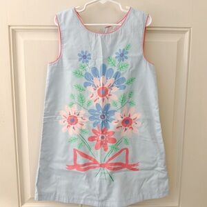 The Beaufort Bonnet Company Blue Floral Kids Dress